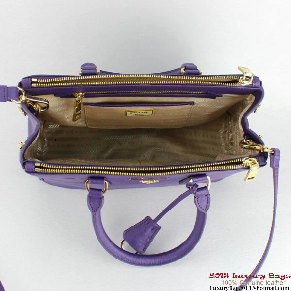 2013 Prada Saffiano Tote Bag 1801 Purple