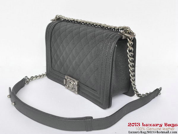 Boy Chanel Flap Shoulder Bag Classic Cannage Patterns A67086 Black