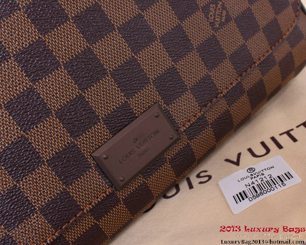 Louis Vuitton Damier Ebene Canvas District MM Messenger Bags N41212