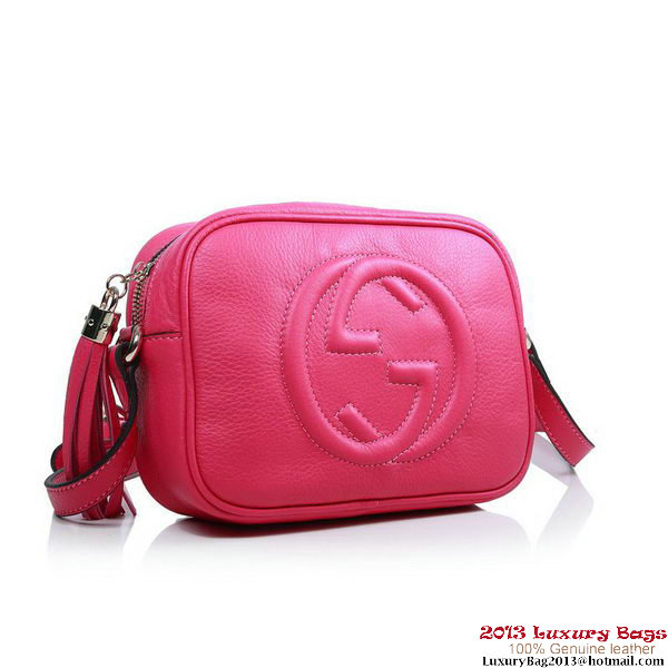 Gucci Soho Disco Bag Calfskin Leather 308364 Rose