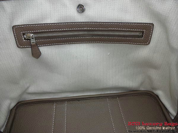 Hermes Garden Party 30CM Bag Fabric Grey