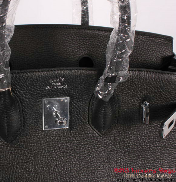 Hermes Birkin 35CM Tote Bag Clemence Leather H-35 Black