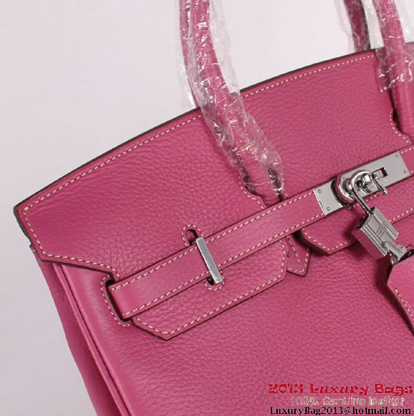 Hermes Birkin 35CM Tote Bag Clemence Leather H-35 Peach