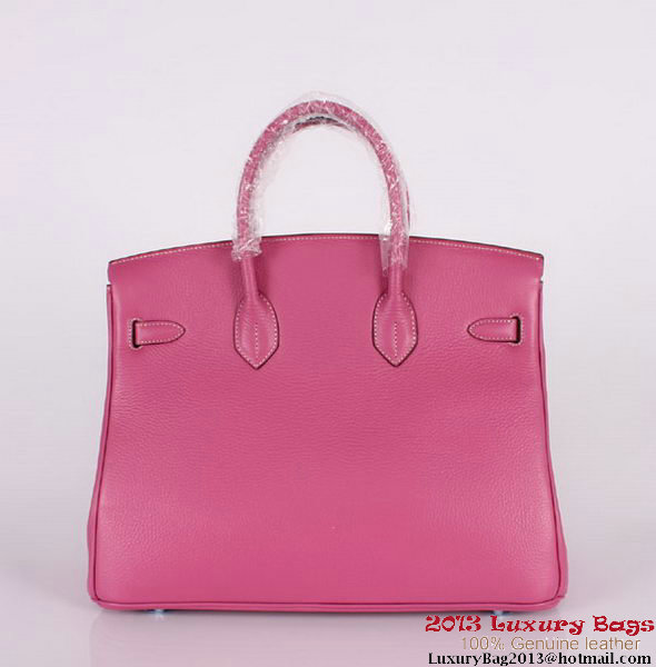 Hermes Birkin 35CM Tote Bag Clemence Leather H-35 Peach