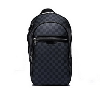 Louis Vuitton N58024 Damier Graphite Canvas Michael Mens Messenger Bags