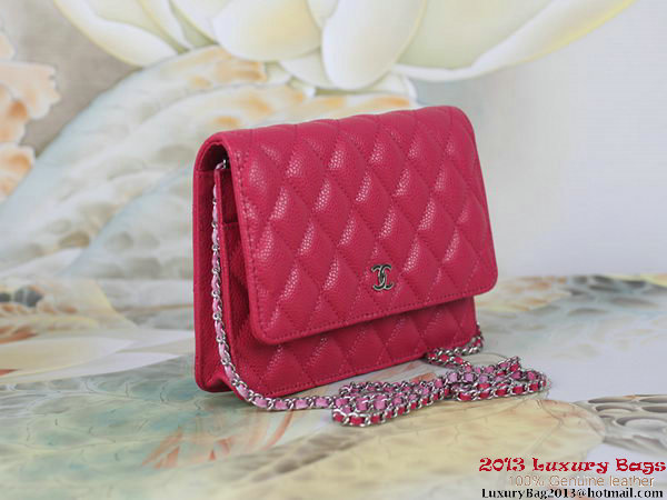 Chanel A33814 Original Cannage Leather mini Flap Bag Rose