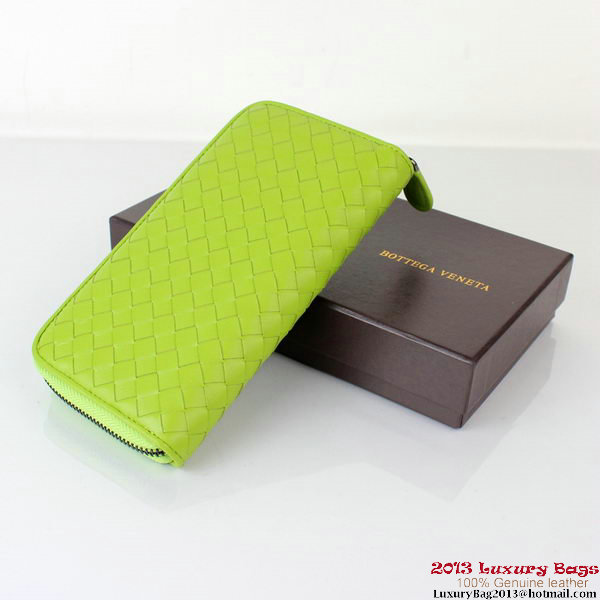 Bottega Veneta Intrecciato Nappa Continental Wallet BV1008 Green