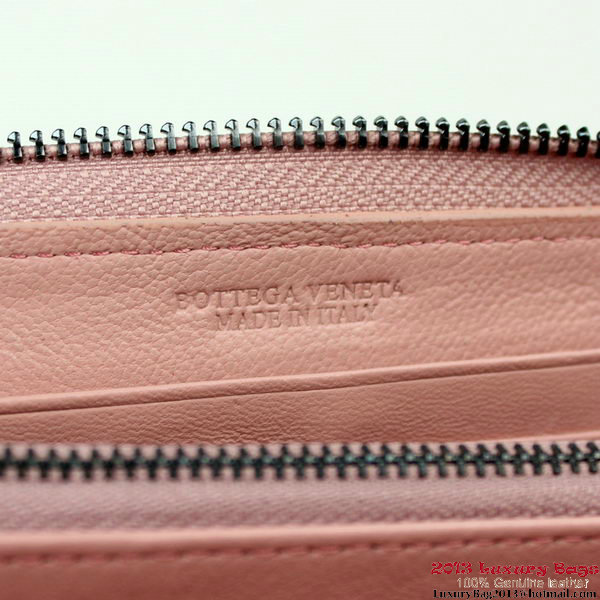 Bottega Veneta Intrecciato Nappa Continental Wallet BV1008 Light Pink