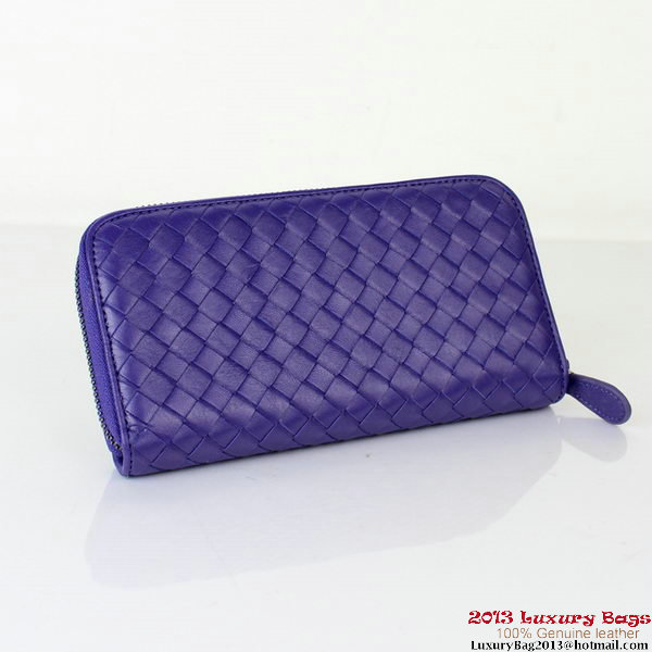 Bottega Veneta Intrecciato Nappa Continental Wallet BV1008 Violet