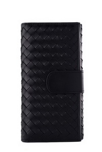 Bottega Veneta Intrecciato Nappa Continental Wallet BV1587 Black