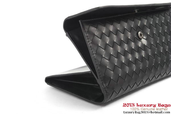 Bottega Veneta Intrecciato Nappa Continental Wallet BV1587 Black