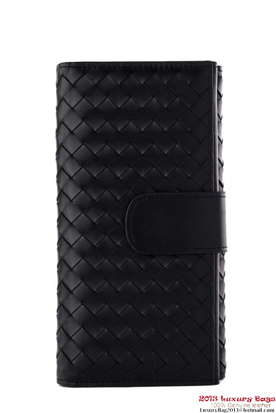 Bottega Veneta Intrecciato Nappa Continental Wallet BV1587 Black