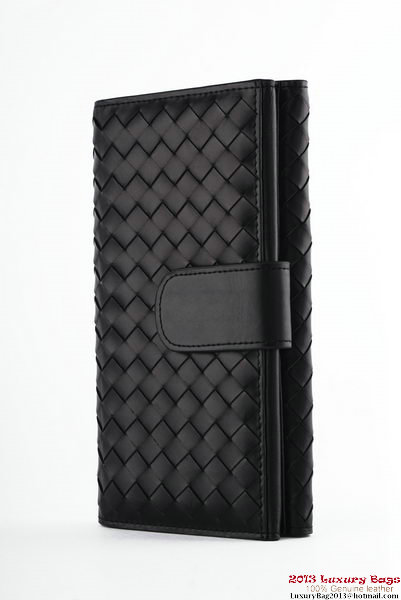 Bottega Veneta Intrecciato Nappa Continental Wallet BV1587 Black