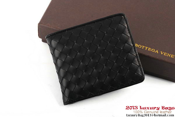 Bottega Veneta Intrecciato Nappa Leather Wallet BV1566 Black