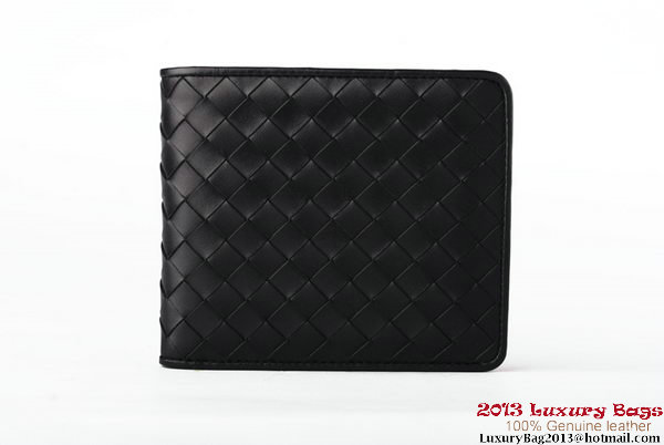 Bottega Veneta Intrecciato Nappa Leather Wallet BV1566 Black