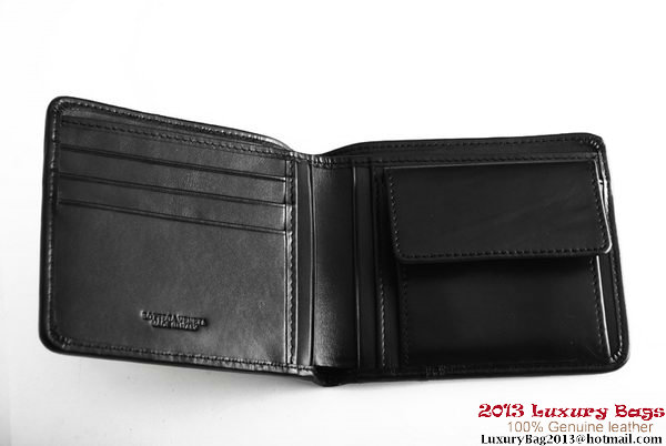 Bottega Veneta Intrecciato Nappa Leather Wallet BV1566 Black