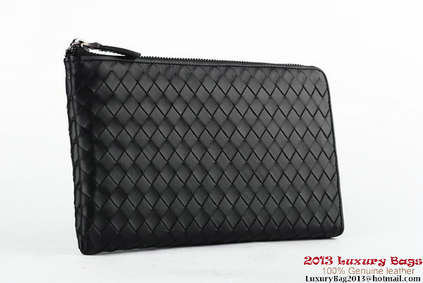 Bottega Veneta Intrecciato Nappa Zippy Wallet BV1570 Black