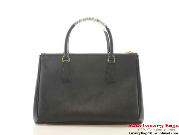 Prada Saffiano Leather 30cm Tote Bag BN1801 Black