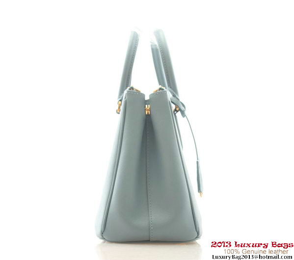 Prada Saffiano Leather 30cm Tote Bag BN1801 Light Blue