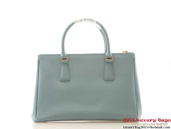 Prada Saffiano Leather 30cm Tote Bag BN1801 Light Blue