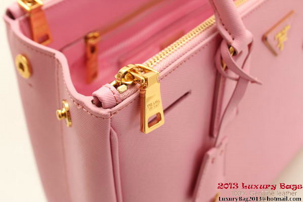 Prada Saffiano Leather 30cm Tote Bag BN1801 Pink