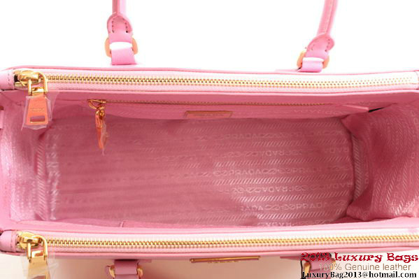 Prada Saffiano Leather 30cm Tote Bag BN1801 Pink