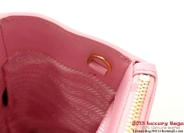 Prada Saffiano Leather 30cm Tote Bag BN1801 Pink