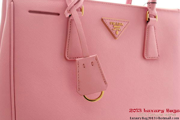 Prada Saffiano Leather 30cm Tote Bag BN1801 Pink