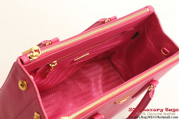 Prada Saffiano Leather 30cm Tote Bag BN1801 Rose