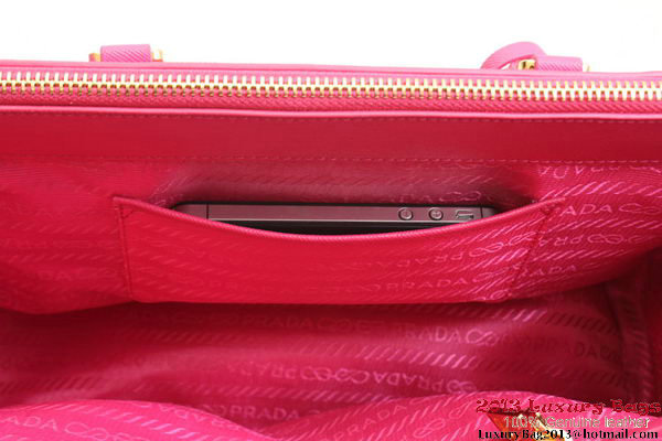 Prada Saffiano Leather 30cm Tote Bag BN1801 Rose