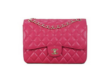 Chanel Classic Flap Bag 1113 Rose Original Cannage Patterns Gold