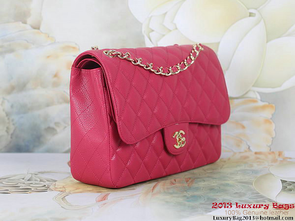 Chanel Classic Flap Bag 1113 Rose Original Cannage Patterns Gold