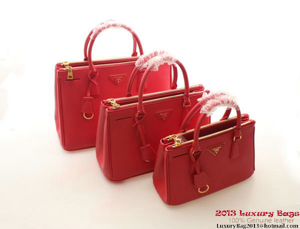 Prada Saffiano Calfskin Leather Small Bag BN2316 Red