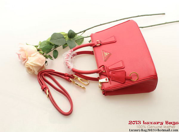 Prada Saffiano Calfskin Leather Small Bag BN2316 Red