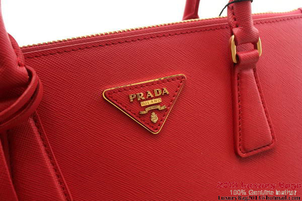 Prada Saffiano Leather 30cm Tote Bag BN1801 Red