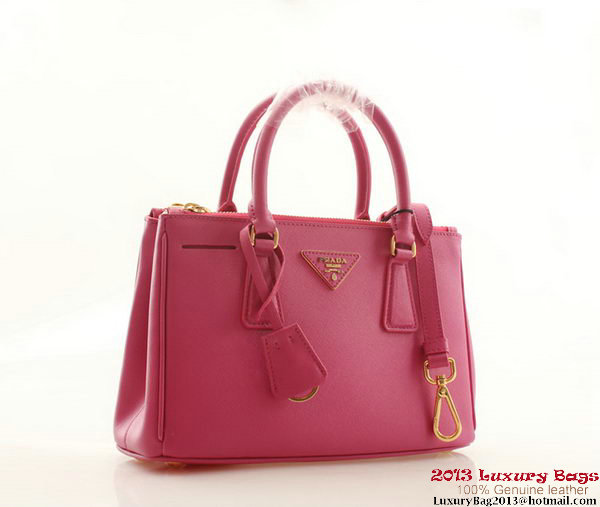 Prada BN2316 Peach Saffiano Calfskin Leather Small Bag