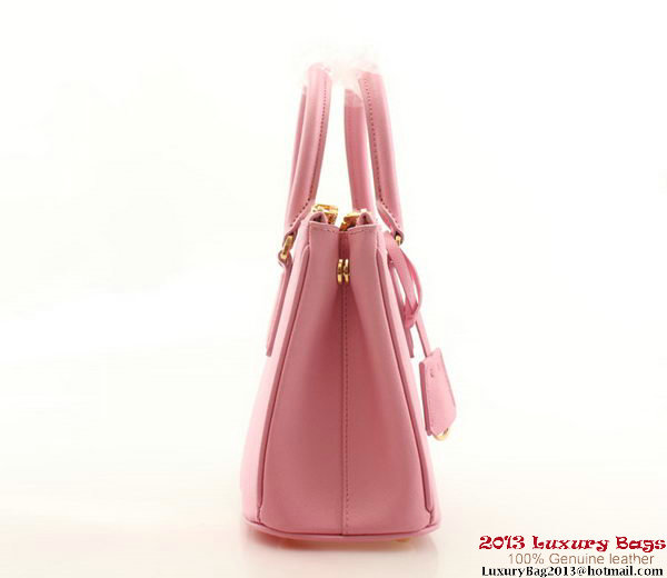 Prada BN2316 Pink Saffiano Calfskin Leather Small Bag