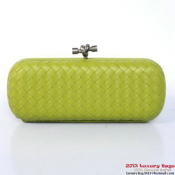 Bottega Veneta 8651L Intrecciato Silk Stretch Knot Clutches