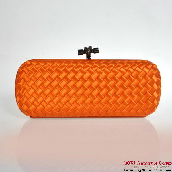 Bottega Veneta 8651L Intrecciato Silk Stretch Knot Clutches