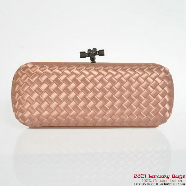 Bottega Veneta 8651L Intrecciato Silk Stretch Knot Clutches