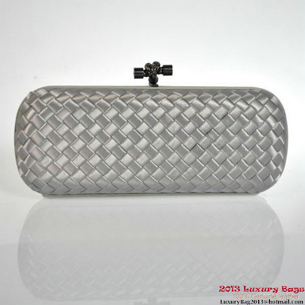 Bottega Veneta 8651L Intrecciato Silk Stretch Knot Clutches