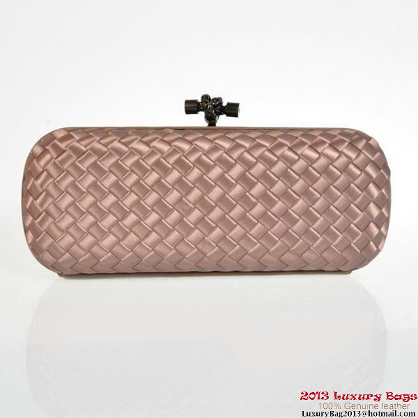 Bottega Veneta 8651L Intrecciato Silk Stretch Knot Clutches