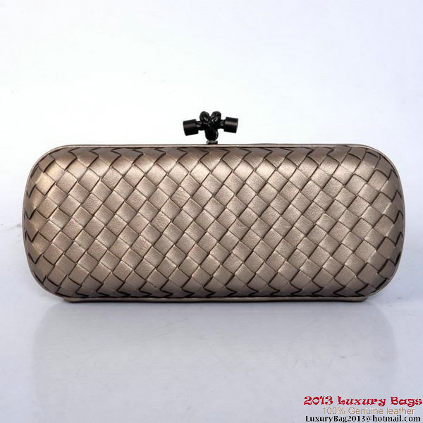 Bottega Veneta 8651L Intrecciato Silk Stretch Knot Clutches