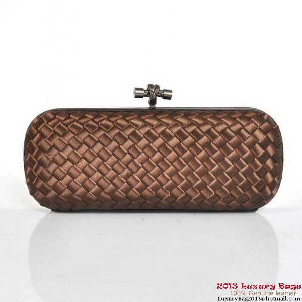 Bottega Veneta 8651L Intrecciato Silk Stretch Knot Clutches