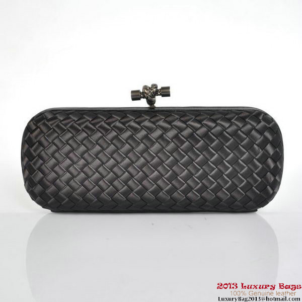 Bottega Veneta 8651L Intrecciato Silk Stretch Knot Clutches