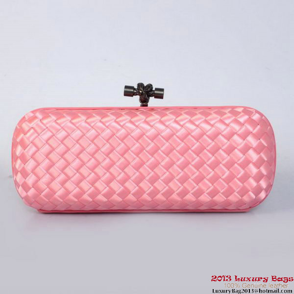 Bottega Veneta 8651L Intrecciato Silk Stretch Knot Clutches