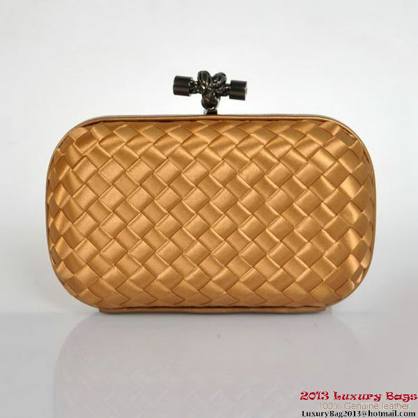 Bottega Veneta 8651S Intrecciato Silk Stretch Knot Clutches