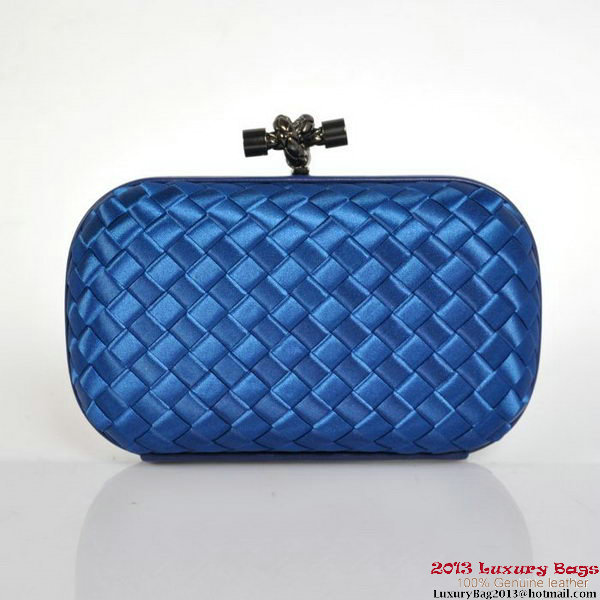 Bottega Veneta 8651S Intrecciato Silk Stretch Knot Clutches