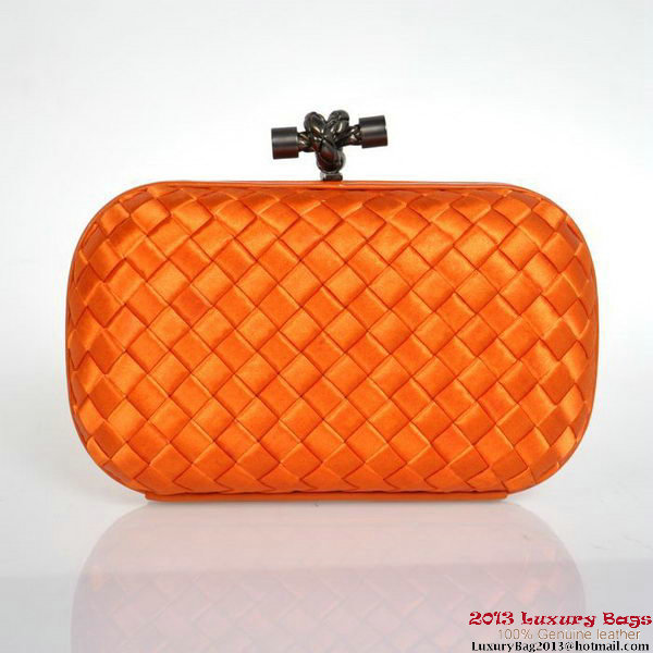 Bottega Veneta 8651S Intrecciato Silk Stretch Knot Clutches