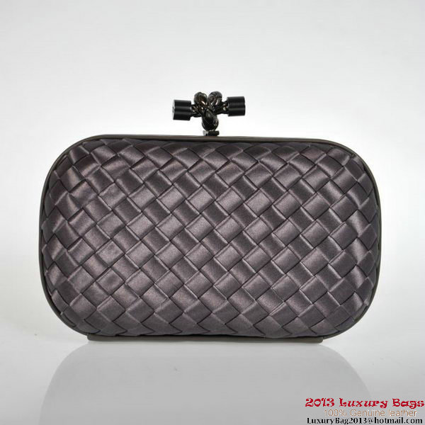 Bottega Veneta 8651S Intrecciato Silk Stretch Knot Clutches